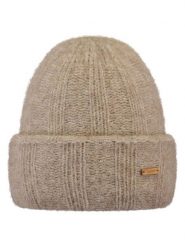 Barts Czapka "River Rush" w kolorze beżowym rozmiar: onesize. Brązowe czapki Barts, z aplikacjami, z wełny. Za 113.63 zł.
