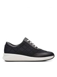 Clarks Skórzane sneakersy w kolorze czarnym rozmiar: 38. Czarne trampki Clarks, bez wzorów, bez zapięcia. Za 105.14 zł.