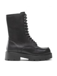 Vagabond Shoemakers Botki Cosmo 2.0 5455-101-20 Czarny. Czarne botki Vagabond Shoemakers, bez wzorów, ze skóry, bez obcasa, na płaskiej podeszwie, bez zapięcia. Za 819.99 zł.