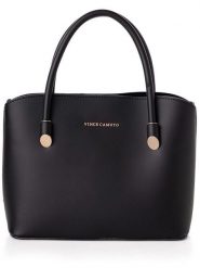 Vince Camuto Torebka "Ravenna" w kolorze czarnym - 25 x 20 x 10 cm rozmiar: onesize. Czarne torby na ramię Vince Camuto, bez wzorów, z materiału, przez ramię, bez dodatków. Za 150.45 zł.