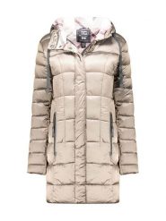 Canadian Peak Płaszcz zimowy "Bullieak" w kolorze kremowym rozmiar: 3XL. Brązowe płaszcze Canadian Peak, na zimę, xl, bez wzorów, z puchu, bez kaptura. Za 209.33 zł.