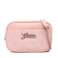 Torebka Guess. Czerwone listonoszki Guess, z aplikacjami, bez dodatków. Za 289.99 zł.