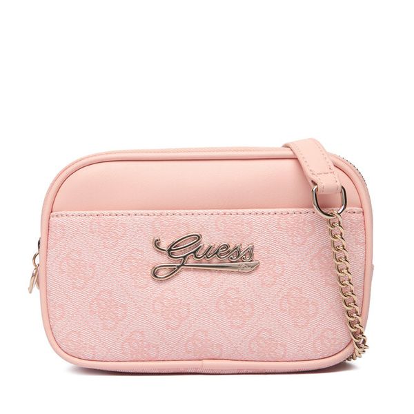 Torebka Guess. Czerwone listonoszki Guess, z aplikacjami, bez dodatków. Za 289.99 zł.