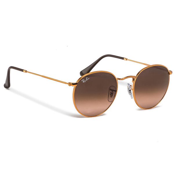 Okulary przeciwsłoneczne Ray-Ban. Brązowe okulary przeciwsłoneczne Ray-Ban, bez wzorów. Za 596.99 zł.