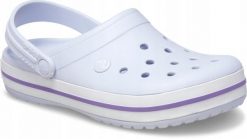 Crocs Damskie Buty Chodaki Klapki Crocband 11016 Clog. Białe klapki Crocs, bez wzorów, z materiału, bez obcasa. Za 289.99 zł.
