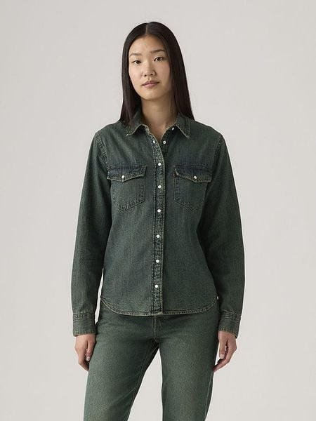 Levi's Koszula dżinsowa w kolorze niebieskim rozmiar: M. Niebieskie koszule Levi's®, m, bez wzorów, z bawełny, bez kołnierzyka, bez ramiączek. Za 124.95 zł.