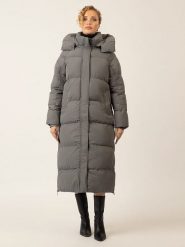 APART Płaszcz zimowy w kolorze szarym rozmiar: 42. Szare płaszcze Apart, na zimę, bez wzorów, z puchu, bez kaptura. Za 572.37 zł.