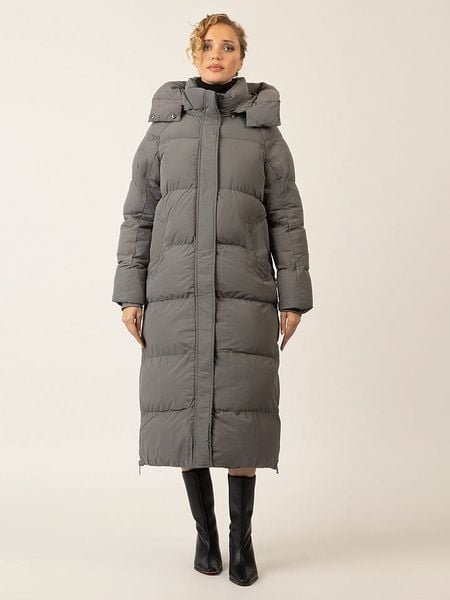 APART Płaszcz zimowy w kolorze szarym rozmiar: 42. Szare płaszcze Apart, na zimę, bez wzorów, z puchu, bez kaptura. Za 572.37 zł.