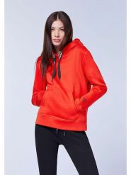 Chiemsee Bluza w kolorze czerwonym rozmiar: S. Czerwone bluzy Chiemsee, s, bez wzorów, z kapturem. Za 101.23 zł.