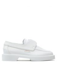 Le Silla Lordsy Yacht 5129U020M1PPCHI Biały. Białe lordsy LE SILLA, bez wzorów, ze skóry, bez obcasa, bez zapięcia. Za 4,099.00 zł.