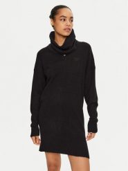 Liu Jo Sukienka dzianinowa WF4430 MA49P Czarny Regular Fit. Czarne sukienki Liu Jo, xs, bez wzorów, z dzianiny, bez kołnierzyka, bez ramiączek. Za 319.99 zł.