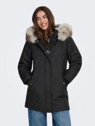 ONLY Parka w kolorze czarnym rozmiar: M. Czarne parki Only, m, bez kaptura. Za 278.01 zł.