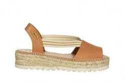 Sandały Toni Pons Estel-SW Cuiro Tan 204002, Beżowy, Skóra naturalna - 40. Brązowe sandały Toni Pons, bez wzorów, z bawełny, wakacyjne, bez obcasa, bez zapięcia. W wyprzedaży za 242.10 zł.