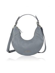 Bellicci Skórzana torebka "Cardonna" w kolorze błękitnym - 24 x 15 x 7 cm rozmiar: onesize. Niebieskie torby na ramię Bellicci, bez wzorów, z materiału, na ramię, bez dodatków. Za 370.71 zł.