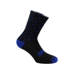 Skarpety rowerowe Merinos Socks. Czarne skarpety SIXS, bez wzorów, ze skóry. Za 140.00 zł.