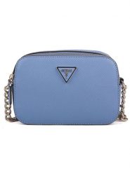 Guess Torebka w kolorze niebieskim - 20,5 x 14 x 7,5 cm rozmiar: onesize. Niebieskie torby na ramię Guess, z aplikacjami, z materiału, na ramię, bez dodatków. Za 422.66 zł.