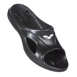 Klapki Arena Hydrosoft II Junior Hook. Czarne klapki Arena, bez wzorów, z materiału, bez obcasa. Za 57.11 zł.