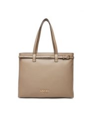 Liu Jo Torebka Ecs M Tote AF5135 E0058 Beżowy. Brązowe shopper Liu Jo, bez wzorów, ze skóry, bez dodatków. Za 669.99 zł.