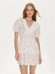 Gina Tricot Sukienka letnia 22230 Écru Regular Fit. Sukienki Gina Tricot, na lato, m, bez wzorów, z syntetyku, bez kołnierzyka, bez ramiączek. Za 79.99 zł.