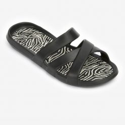 Klapki basenowe damskie Nabaiji 500 Zeb. Klapki NABAIJI, bez wzorów, bez obcasa. Za 64.99 zł.