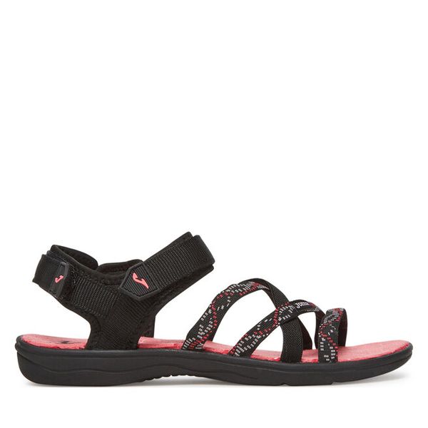 Sandały Joma. Czarne sandały Joma, bez wzorów, sportowe, bez obcasa, bez zapięcia. Za 69.99 zł.