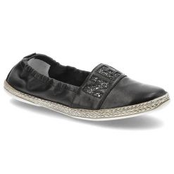 Czarne Espadryle Lemar Wygodne Skórzane Buty Damskie. Czarne espadryle Lemar, bez wzorów, ze skóry, bez obcasa, bez zapięcia. Za 159.00 zł.