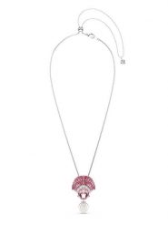 Swarovski Naszyjnik z zawieszką - dł. 42 cm rozmiar: onesize. Różowe naszyjniki SWAROVSKI, z cyrkonią, metalowe. Za 421.05 zł.