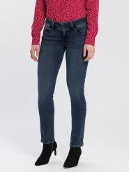 Cross Jeans Dżinsy - Regular fit - w kolorze granatowym rozmiar: W34/L30. Niebieskie jeansy Cross Jeans, l, z aplikacjami. Za 79.21 zł.