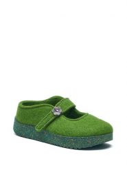 Comfortfusse Kapcie w kolorze zielonym rozmiar: 38. Zielone obuwie domowe Comfortfüße, bez wzorów, z materiału, bez zapięcia. Za 260.99 zł.