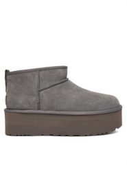 Ugg Śniegowce W Classic Ultra Mini Platform 1135092 Szary. Szare trapery i śniegowce UGG, ze skóry. Za 759.99 zł.