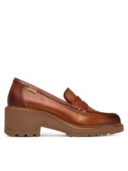 Pikolinos Półbuty W7A-3904C1 Brązowy. Brązowe czółenka Pikolinos, bez wzorów, ze skóry, bez obcasa, na obcasie, bez zapięcia. Za 659.99 zł.
