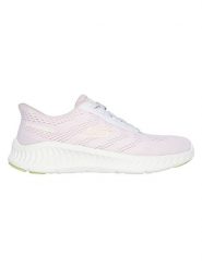 Skechers Sneakersy "Go Walk Now - Khloe" w kolorze biało-jasnoróżowym rozmiar: 40. Białe trampki Skechers, bez wzorów, z materiału, bez zapięcia. Za 260.99 zł.