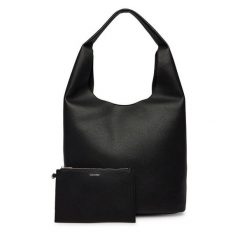 Torebka Calvin Klein. Czarne shopper Calvin Klein, bez wzorów, bez dodatków. Za 649.99 zł.