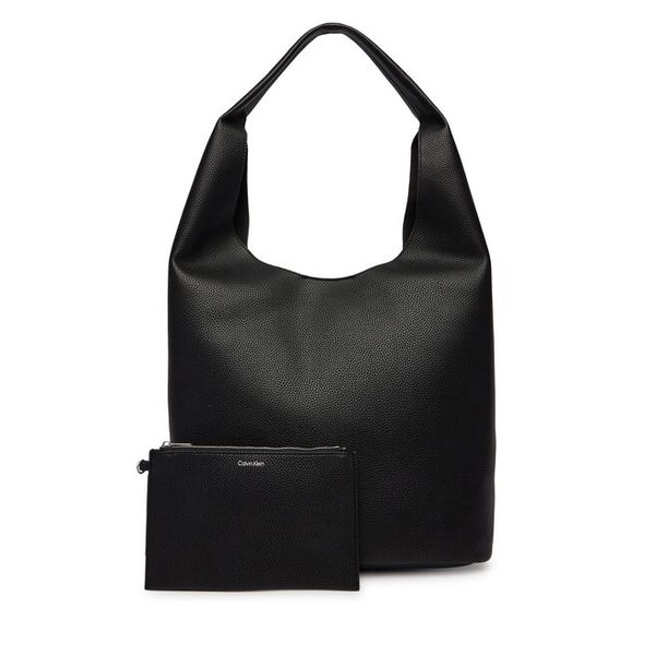 Torebka Calvin Klein. Czarne shopper Calvin Klein, bez wzorów, bez dodatków. Za 649.99 zł.