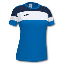 Koszulka do piłki nożnej damska Joma Crew IV. Białe bluzki Joma, l, bez wzorów, sportowe, bez kołnierzyka, bez ramiączek. W wyprzedaży za 81.90 zł.