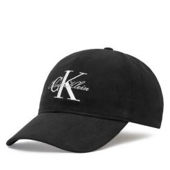 Czapka z daszkiem Calvin Klein. Czarne czapki Calvin Klein, bez wzorów. Za 189.99 zł.