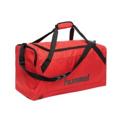 Torba sportowa dla dorosłych Hummel Core Sports Bag. Czarne torby na ramię Hummel, bez wzorów, sportowe, na ramię, duże, bez dodatków. Za 62.99 zł.