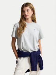Polo Ralph Lauren T-Shirt 211B17798001 Szary Regular Fit. Szare koszulki polo Polo Ralph Lauren, s, bez wzorów, z bawełny, bez kołnierzyka, bez ramiączek. Za 549.99 zł.