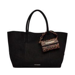 Torebka Steve Madden. Czarne shopper Steve Madden, bez wzorów, bez dodatków. Za 599.99 zł.