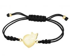 Bransoletka z elementami z żółtego złota - kot. Żółte bransoletki Apart, złote. Za 389.00 zł.