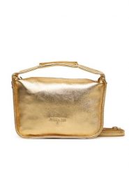 Patrizia Pepe Torebka 8B0316/L179-Y442 Złoty. Żółte torebki klasyczne Patrizia Pepe, bez wzorów, ze skóry, bez dodatków. Za 1,089.00 zł.