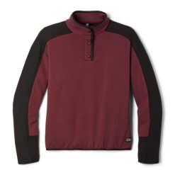 Damski sweter z golfem Mountain Hardwear Camplife. Czerwone golfy Mountain Hardwear, bez wzorów, bez ramiączek. Za 470.00 zł.