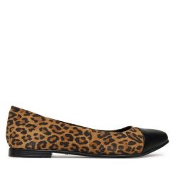 Baleriny Lasocki. Brązowe baleriny Lasocki, bez wzorów, bez obcasa. Za 149.99 zł.