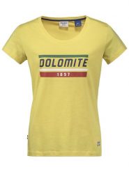 DOLOMITE Koszulka "Gard" w kolorze żółtym rozmiar: M. Żółte bluzki Dolomite, m, bez wzorów, z bawełny, bez kołnierzyka, bez ramiączek. Za 70.74 zł.