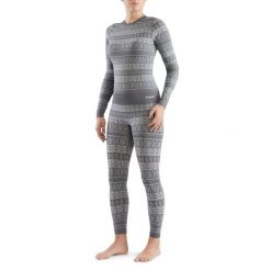 Komplet bielizny termoaktywnej damskiej Viking Hera. Szare bielizna sportowa Viking, xl, bez wzorów. Za 169.99 zł.