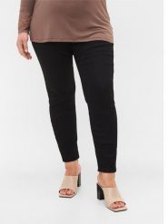 Zizzi Jegginsy J20200F Czarny Slim Fit. Czarne jeansy Zizzi, xxl, bez wzorów. Za 159.99 zł.