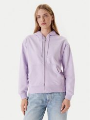 Calvin Klein Jeans Bluza Monologo LV047B270G Fioletowy Regular Fit. Fioletowe bluzy Calvin Klein Jeans, l, bez wzorów, z bawełny, bez kaptura. Za 479.99 zł.