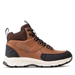 Botki Big Star Shoes. Brązowe botki BIG STAR SHOES, bez wzorów, bez obcasa, na płaskiej podeszwie, bez zapięcia. Za 379.99 zł.