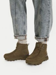 G-Star Raw Trzewiki CEO-YSH25D02-5 Khaki. Brązowe botki G-Star, bez wzorów, ze skóry, bez obcasa, na płaskiej podeszwie, bez zapięcia. Za 329.99 zł.
