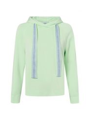 Marc Cain bluza z kapturem Kobiety Sztuczne włókno zielony, 34. Zielone bluzy Marc Cain, bez wzorów, z włókna, z kapturem. Za 1,149.95 zł.